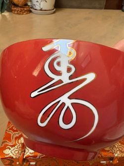 Asianera hand-painted bone china bowl