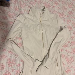 White/beige lululemon define jacket size 4