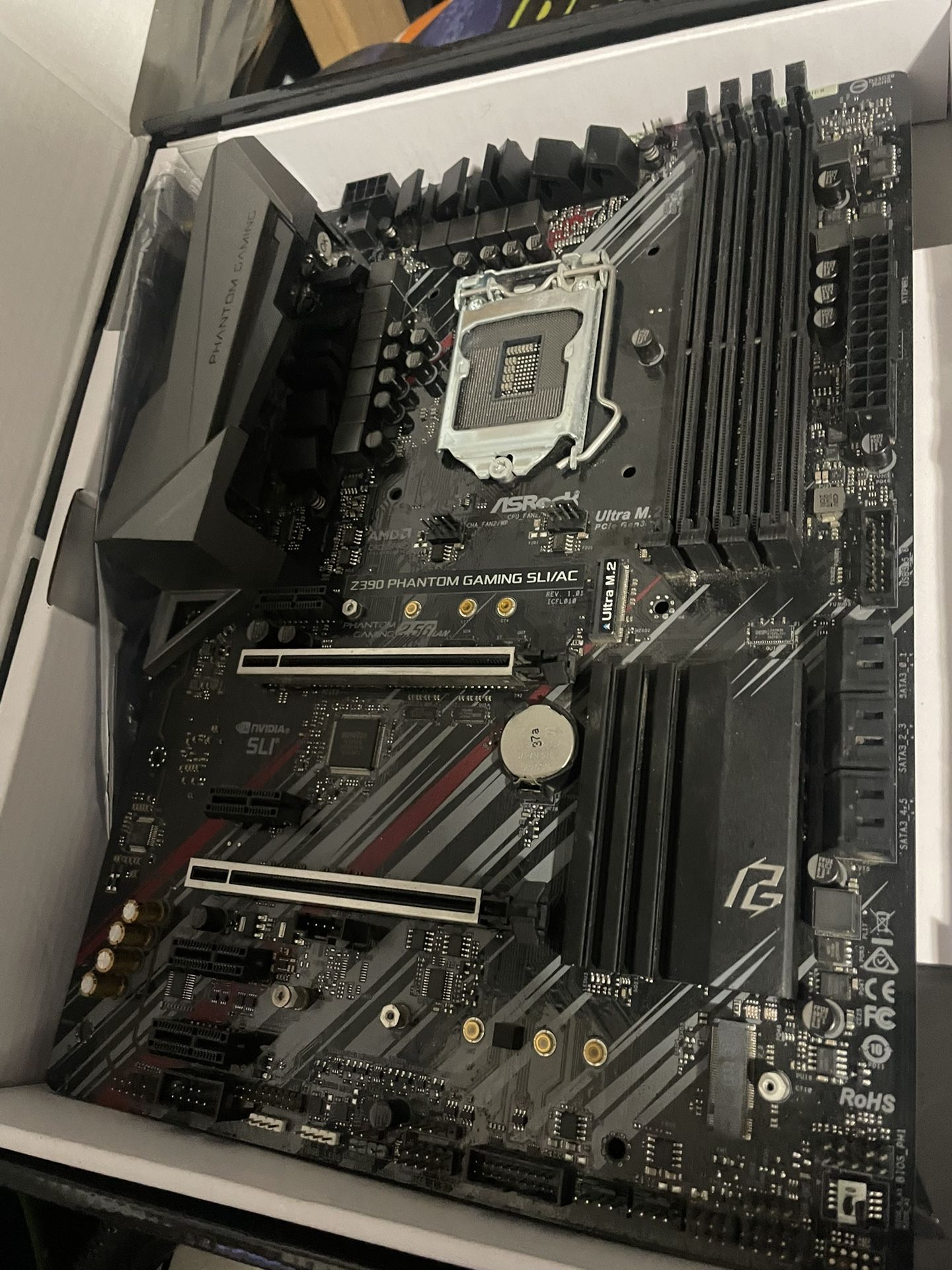 Asrock Z390 Phantom Gaming Sli/ac Lga 1151 Intel Motherboard