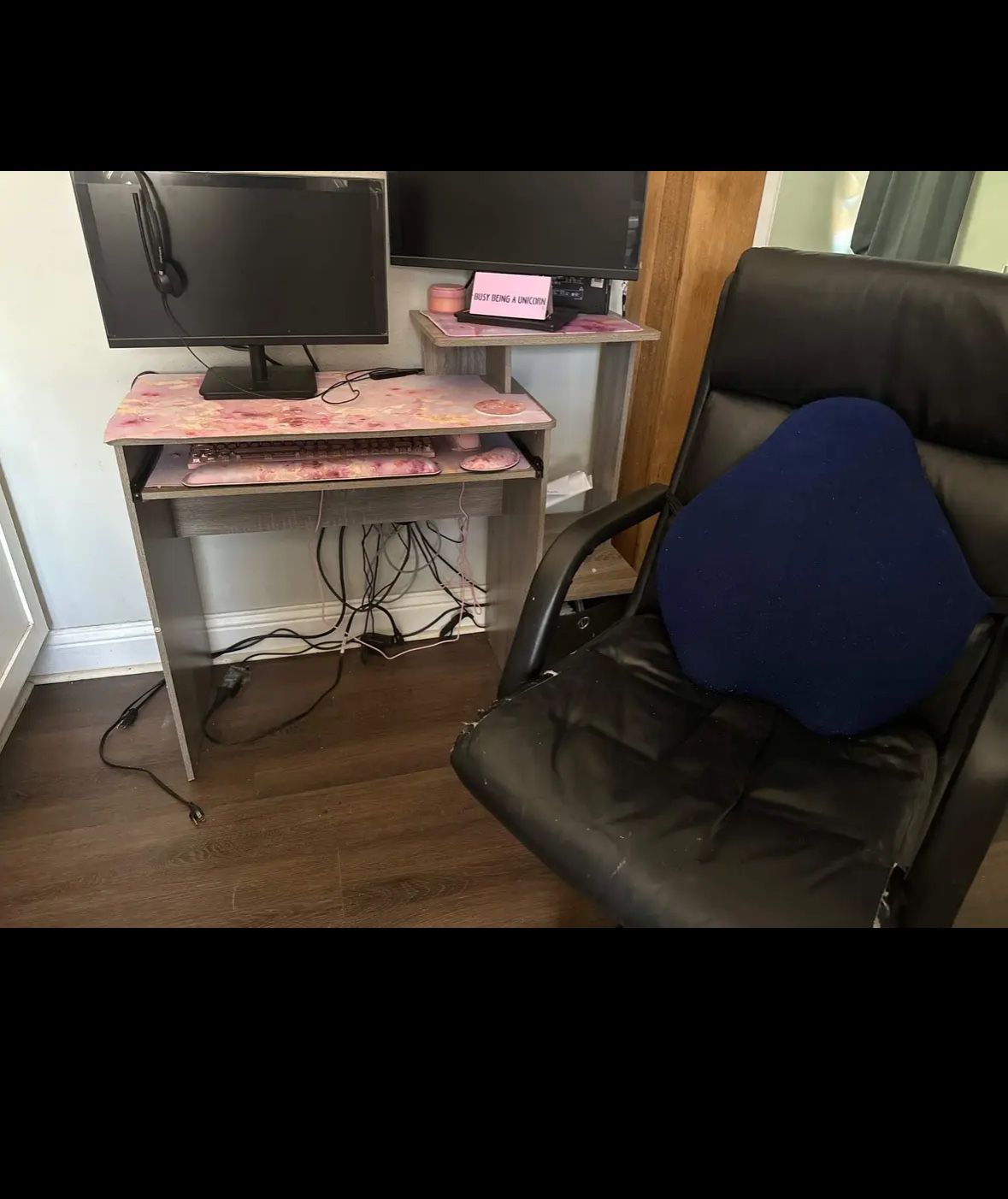 Futon & Desk W/ Chair