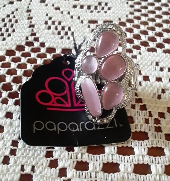 Paparazzi pink opal ring new $5.00