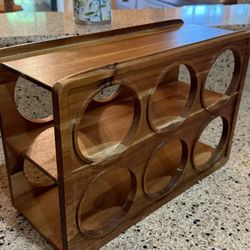 Acadia Wood Wine Holder 