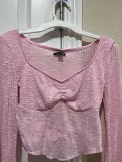 Juniors Pink Longsleeve