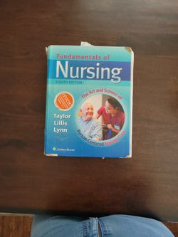 Free - Fundamentals of Nursing
By Taylor Lillis Lynn
Wolters Kluwer 8th Edition