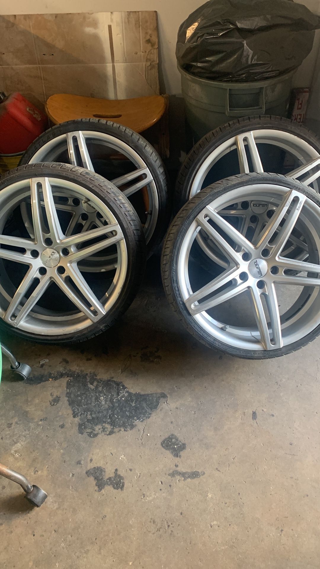 5x114.3 Touren Wheels 20x8.5 Brand New Tires