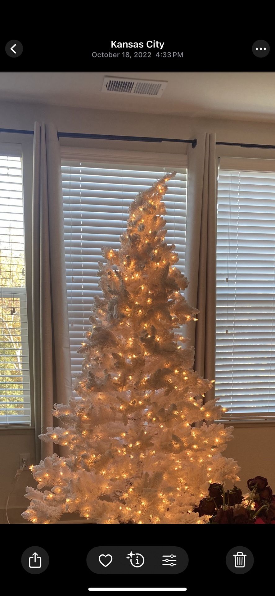 White Christmas Tree 6ft