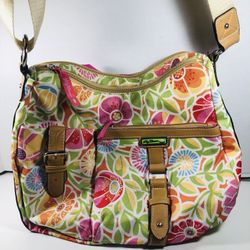 Lily Bloom Floral Flowers Tropical Shoulder Bag