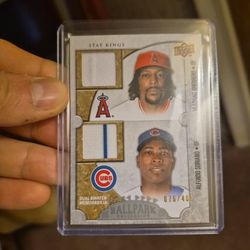 Stat Kings Dual swatch Memorabilia