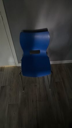 Blue sitting chair