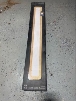 Alton Flat Panel 5.98 in. 35-Watt 5CCT Selectable LED Integrated Black and Wood Linear Flat Panel