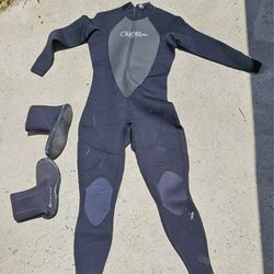 Wet Suit and Booties.