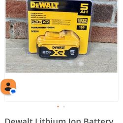 3 SPEED DEWALT XR Impact With The Battery On The Drill And The 5ah New. And Charger ..