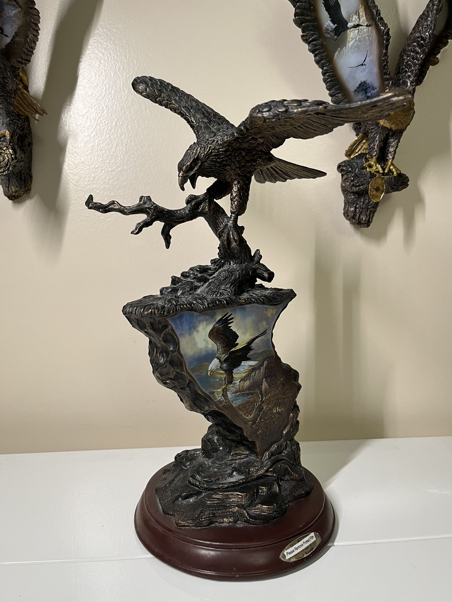 4 TED BLAYLOCK EAGLE SCULPTURES COLLECTION