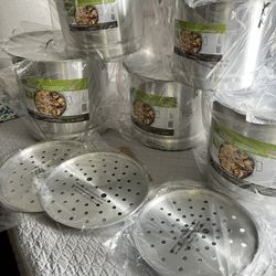 Ay Mama Alumium Pots 52, 40, 32, 24, 20 Qt. Size