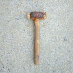 Vintage Chicago Rawhide Leather Mallet 
