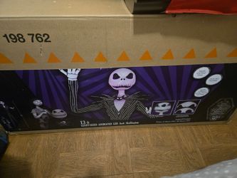 home depot 13 ft giant sized disneys nightmare before Christmas jack skellington