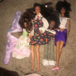 Barbie Dolls And Barbie Coat 