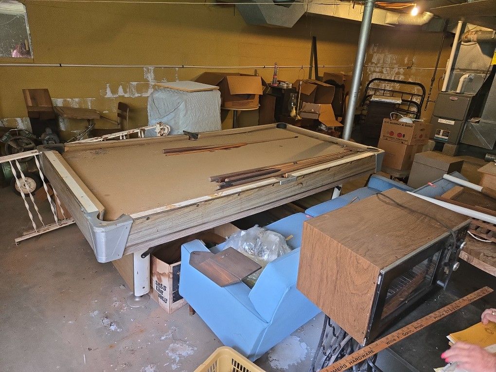 Vintage Pool Table