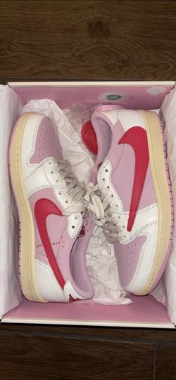 Jordan 1 Retro Low OG SP - ‘Travis Scott Sail Tropical Pink’ Size 9.5 Worn Once