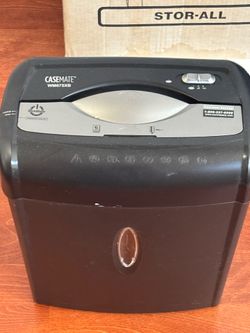 Casemate paper shredder