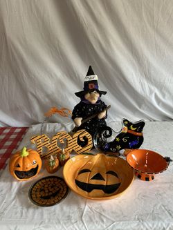 Halloween decor assortment