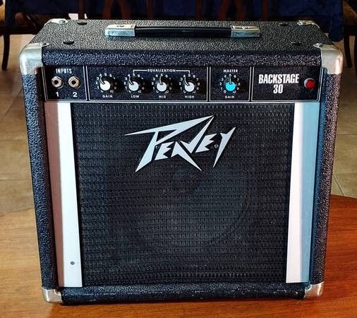 VINTAGE ESTATE Peavey Backstage 30 Combo Amplifier 30W TESTED XLNT!