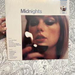 Taylor Swift Signed Midnights Moonstone Vinyl 