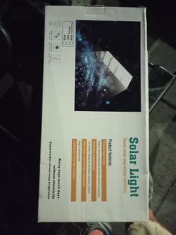 Sensor solar light