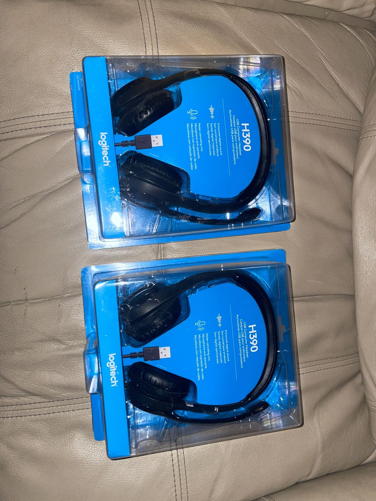 Brand New In Box Logitech H390 USB Headset