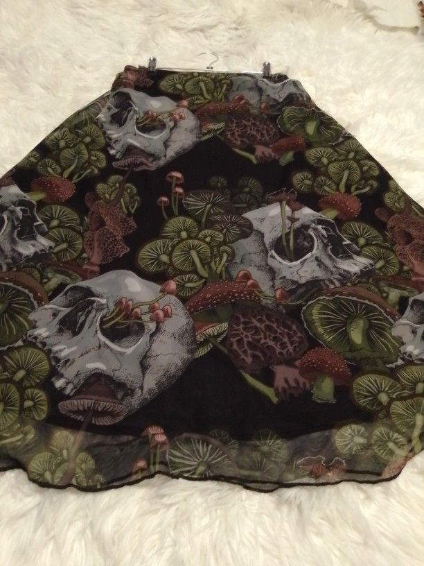 Halloween Skull Skirt