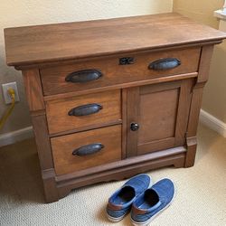 Craftsman Style Wood Cabinet/Nightstand
