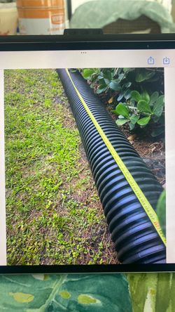 12’ x 12 drain pipe