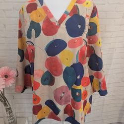 Abstract Blouse Size XL