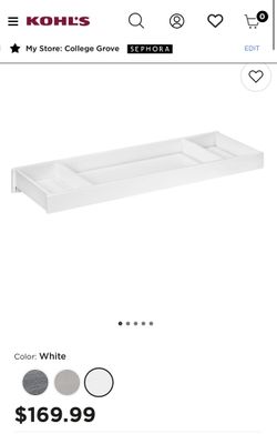 Changing Table Topper