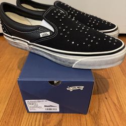 Vans Slip On Pearlized “Blackout” Sz: 13 Men