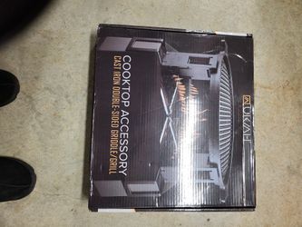 Cast iron double-sided griddle grill.
For fire pit huh