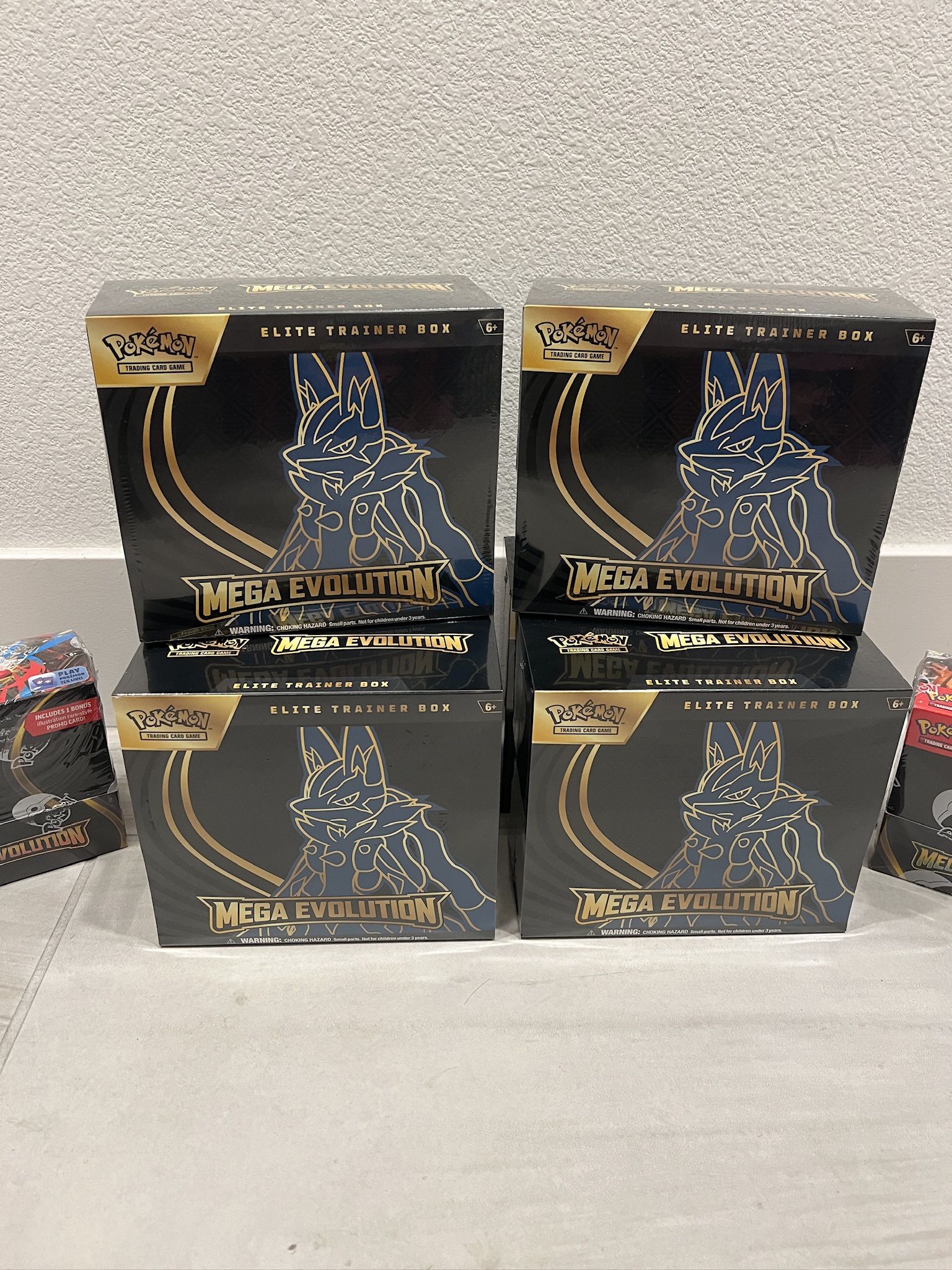 Pokémon Mega Evolutions Lucario ETBs Sealed