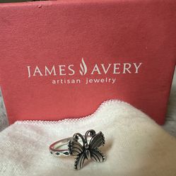 James Avery Butterfly Ring 