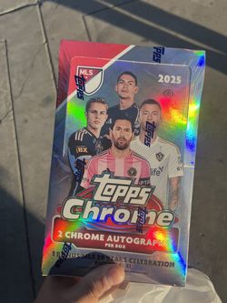 MLS Topps hobby box 1 autograph Messi new sealed sports soccer card