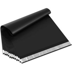 Black Poly Mailers 24x24 inch, 50 pcs, Self-Sealing Shipping Bags, New