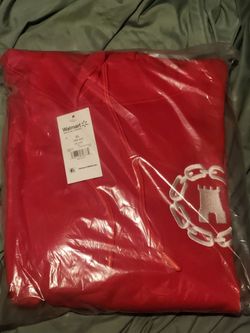 Crooks & Castles men's c&c club graphic hoodie red size xl brand