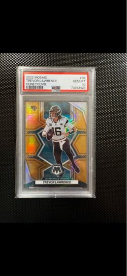 2022 Panini Mosaic Trevor Lawrence Honeycomb CASEHIT! #88 PSA 10