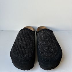 Birkenstock Papillio Unisex Loafers slip on Black texture with glitter S: 11W-9M