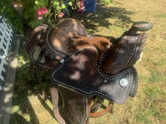 Vintage Western Show Saddle