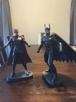 Batman & Robin Statues
