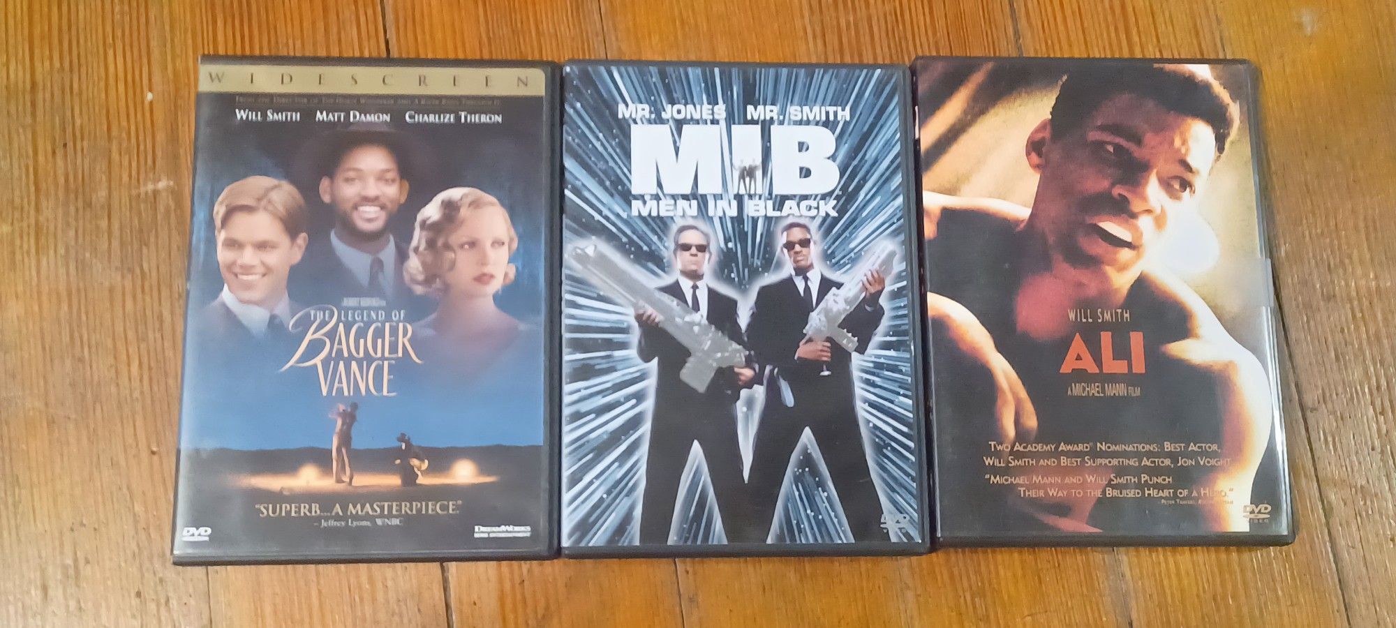 Movie 3 Pack Will Smith Men Black Bagger Vance Ali