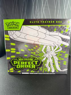 Pokémon TCG Mega Evolution Perfect Order Elite Trainer Box ETB Sealed New Rare Collectible