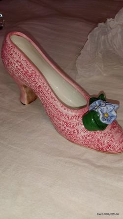 Vintage Italian Porcelain Shoe