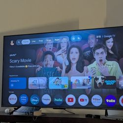 TCL 55 Inch 4k UHD Google TV 3 Days Old - With Box