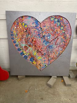 Heart painting